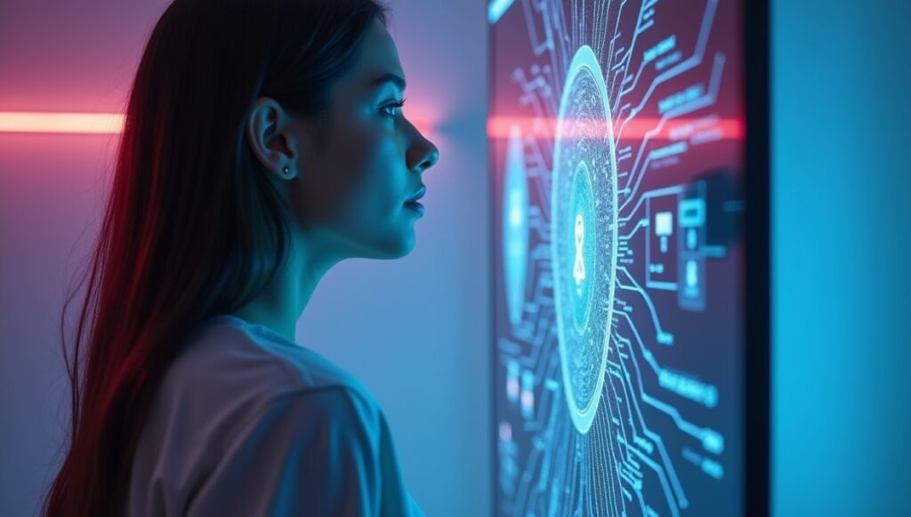 Advanced neural network visualization demonstrating the complex emotional intelligence behind AI companion technologies