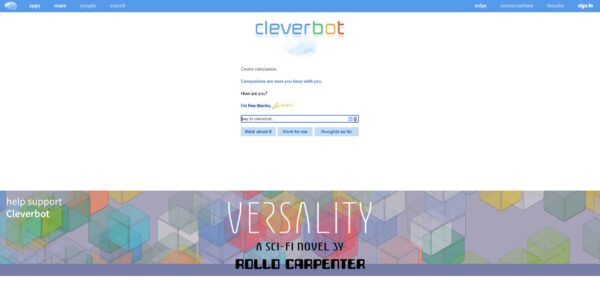 cleverbot ai homepage website