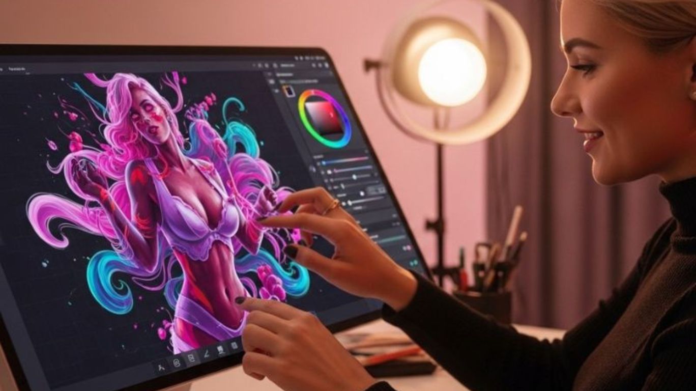 User exploring erotic creativity through 18+ AI image generator, highlighting self-expression, sexual empowerment, and artistic freedom.