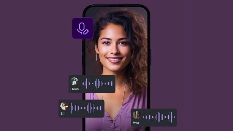 ai girl voice main image female on iphone with different vocals