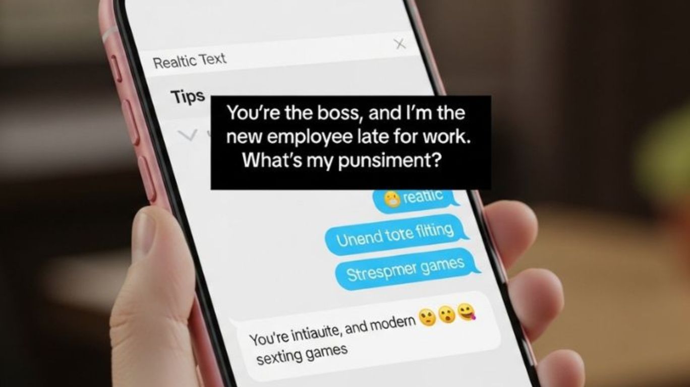 Phone screen showing tips and messages for improving and enjoying sexting games with a partner