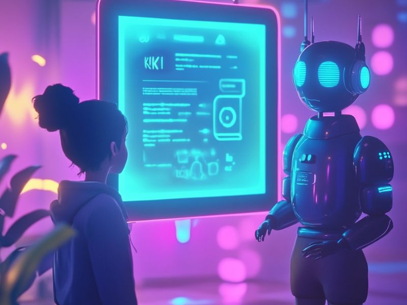 Kuki chatbot delivering witty responses with Crushon AI supporting entertaining and smart interactions.