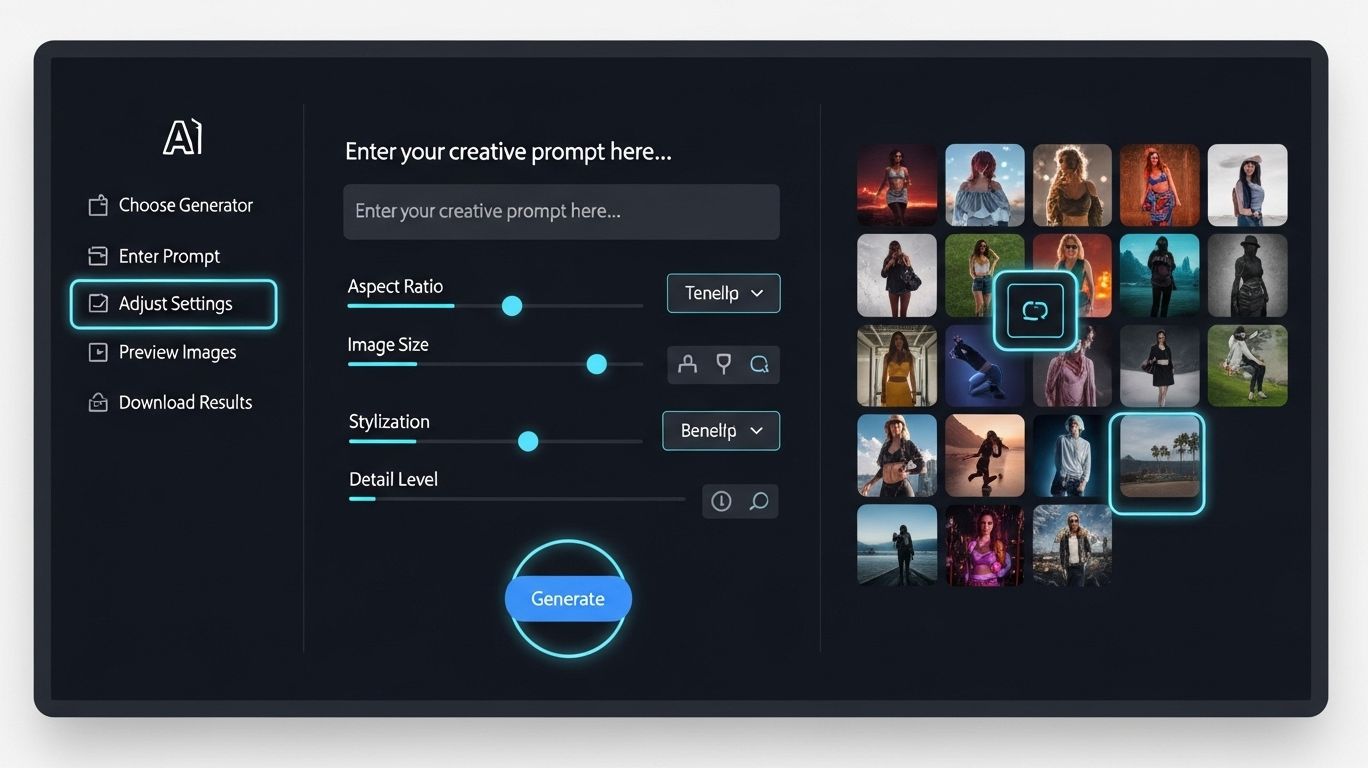How to use an nsfw ai generator step by step: choose a generator, enter prompts, tweak settings, preview results, and download or edit images.