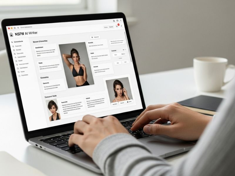 How to use an NSFW AI Writer with a simple, user-friendly interface on a laptop.