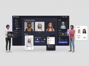 Users customizing AI characters and exploring PepHop features like SFW/NSFW options, community sharing, and immersive conversations
