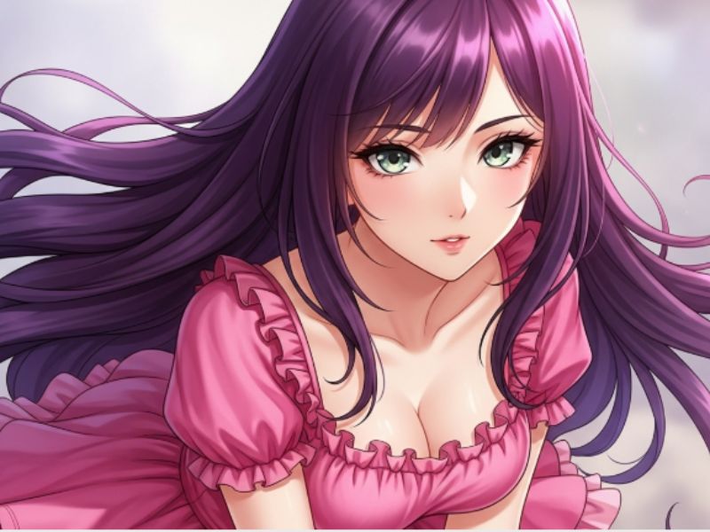 AI-generated waifu-style character created with a Sexy AI Generator for use in gaming, digital art, and content creation