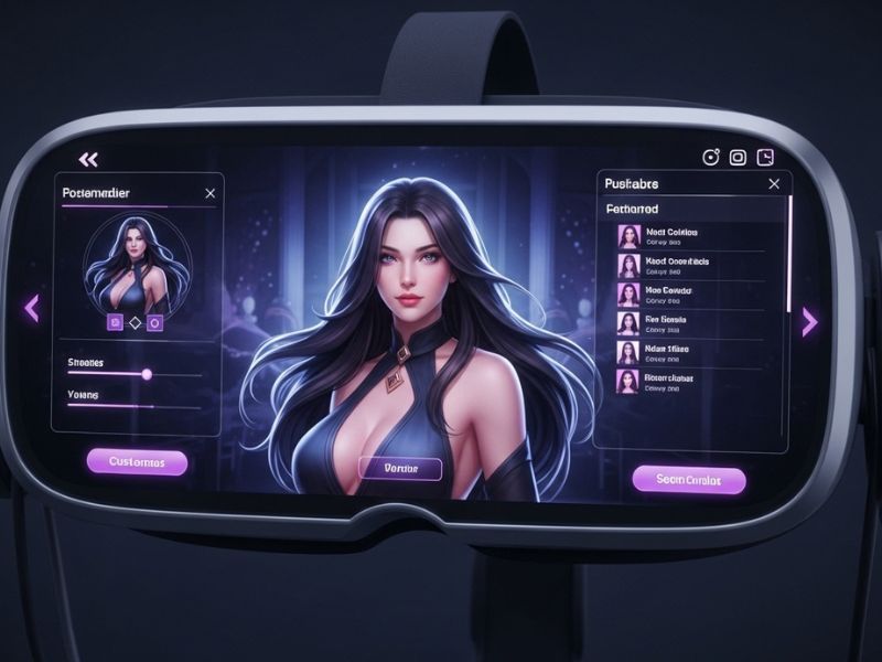 Immersive experience and customization in an AI Porn Game showcasing why it's popular for safe fantasy exploration and high replay value.