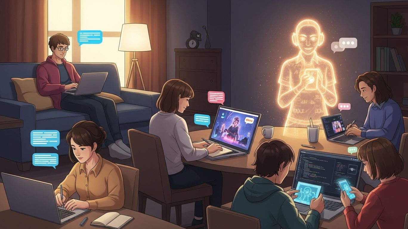 GirlfriendGPT users include solo individuals seeking companionship, writers testing storylines, roleplay fans, kink-curious explorers, and tech enthusiasts experimenting with AI.
