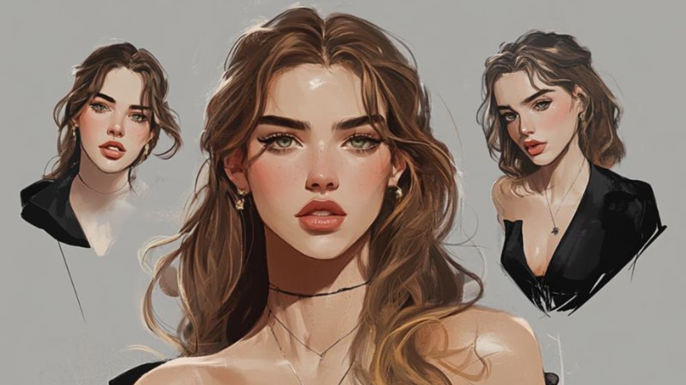Character continuity artwork generated using an NSFW image generator, maintaining consistent style and traits from an original reference image.