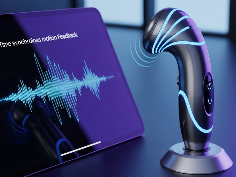 AI sex toy with smart syncing technology providing real-time feedback for a fully immersive experience