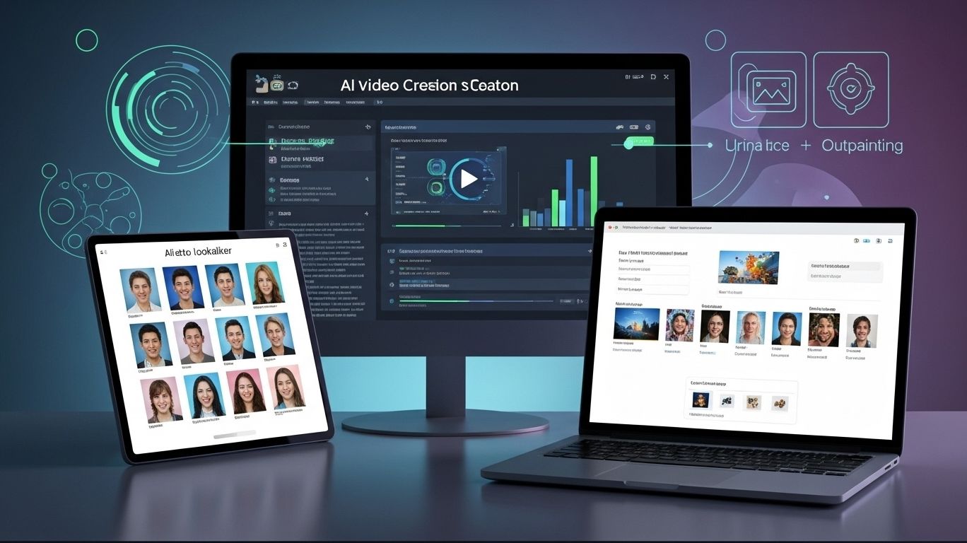 Soulgenai features include text-to-image generator, photo lookalikes, AI video creation, image editing, outpainting, and ease of use