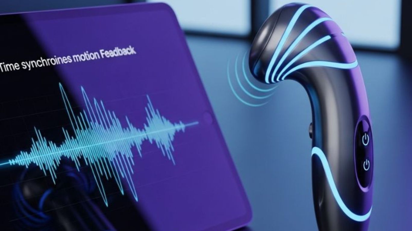 AI sex toy with smart syncing technology providing real-time feedback for a fully immersive experience