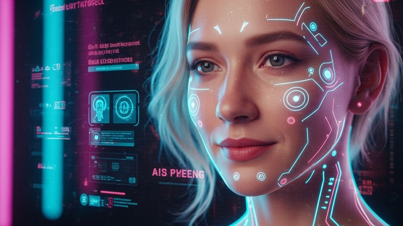 Futuristic AI interface in 2025 showcasing the advanced features of an NSFW chatbot, designed for emotional depth, realism, and adaptive adult AI experiences.