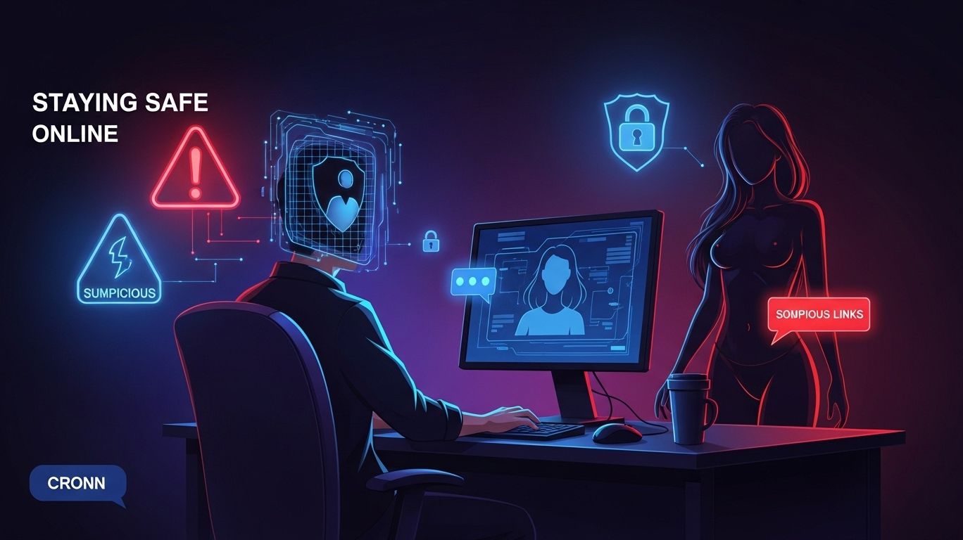 Staying safe in porn chat with privacy tips like VPN use, anonymous identity, and avoiding unsafe links.