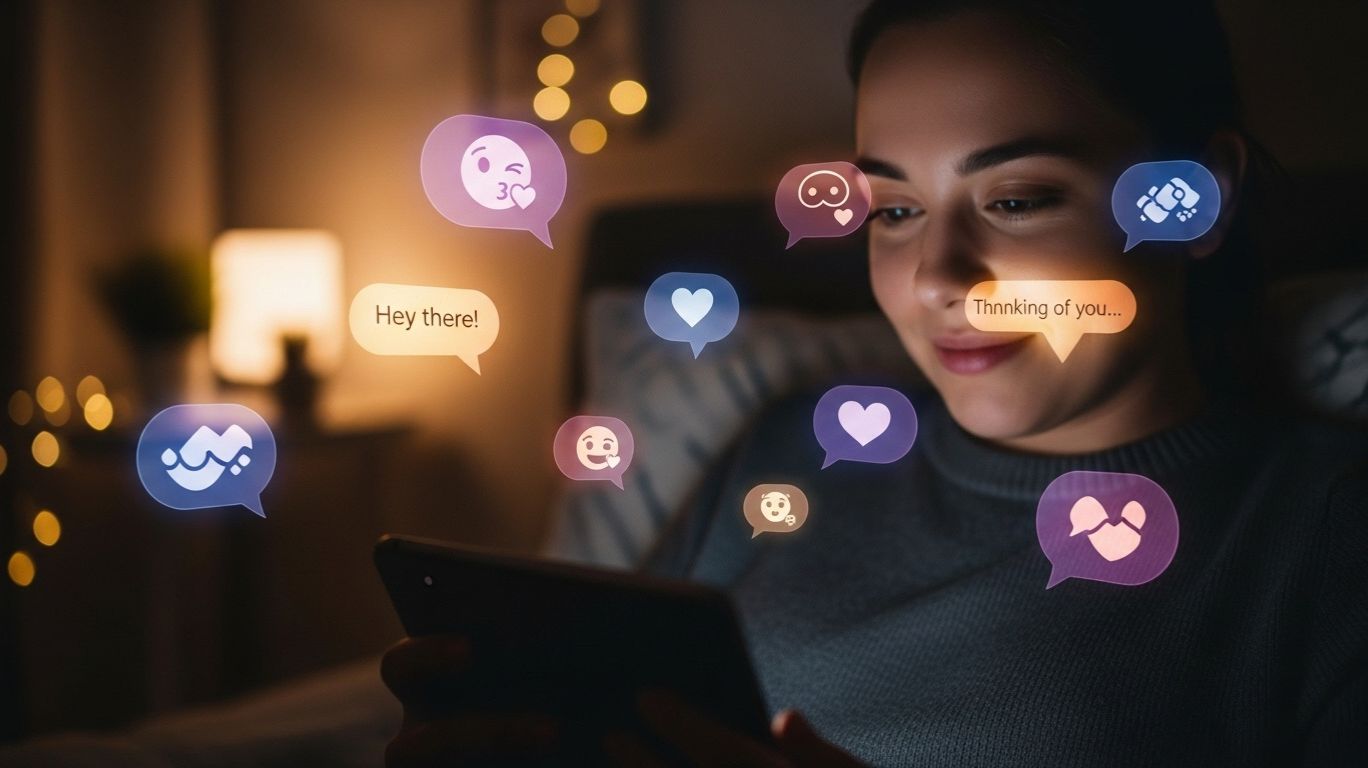 Person using sexchat on a laptop in a private and safe setting, representing online platforms for fantasies, playful conversations, and anonymous adult connections.