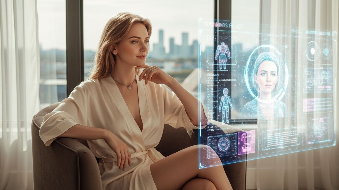 Concept illustration of ai porn free tools transforming digital creativity through AI-generated virtual companions and realistic customizable visuals.