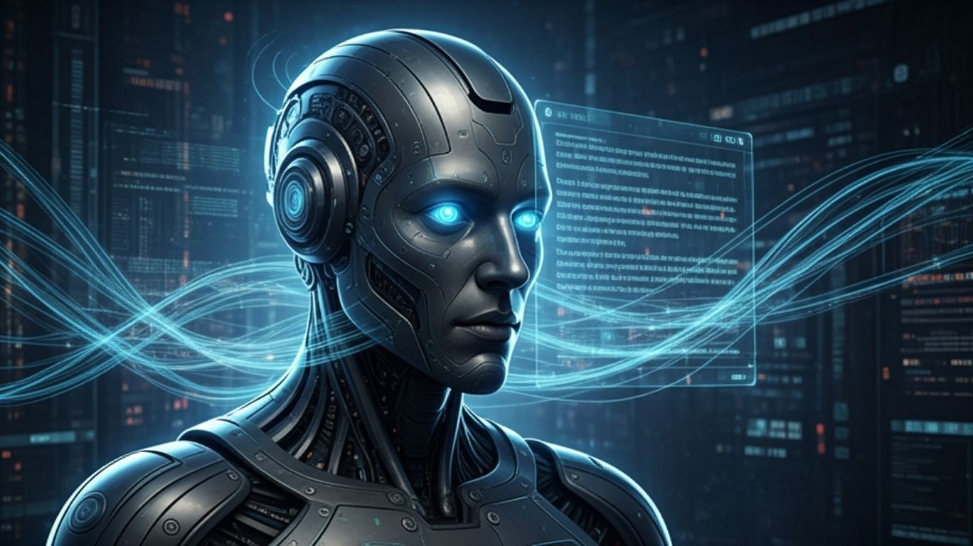 "Visual representation of how nsfw char ai processes text input using large language models and deep learning to generate realistic character conversations."