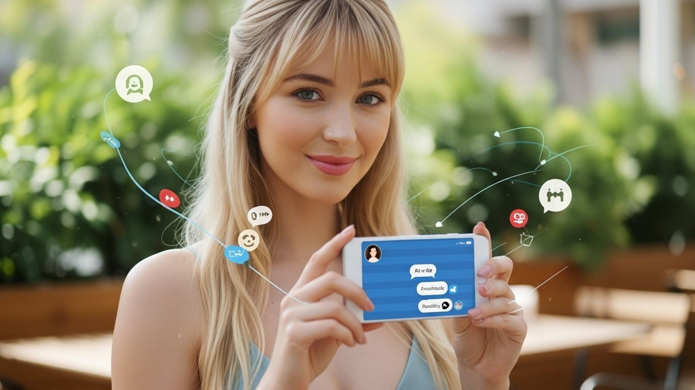 Adult enjoying a personalized sex chat ai experience on laptop and smartphone, highlighting creativity, privacy, and safe digital intimacy.
