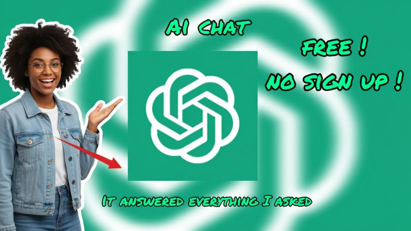 An AI Chat logo is displayed with text that reads 