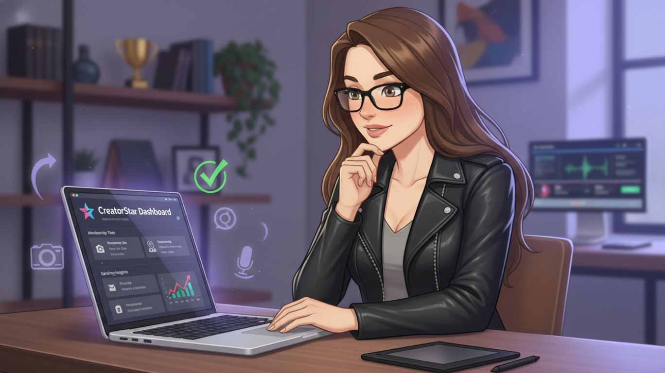 subscribe star platform helping creators decide if it is the right choice with membership options and recurring income features displayed on dashboard