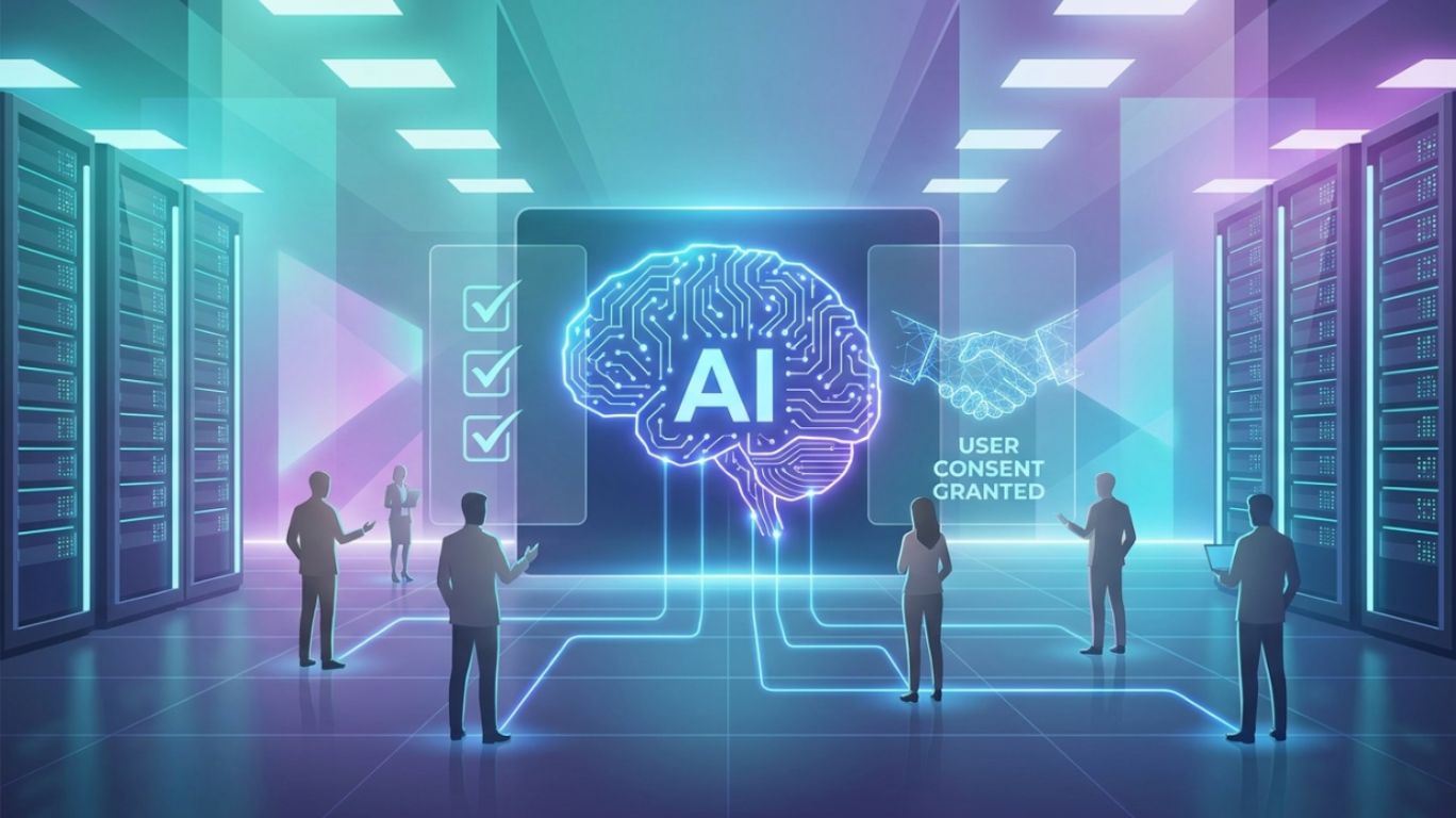 Ethical AI framework explaining consent in generative media systems and responsible use of porn ai free technologies through secure neural networks and digital permission-based content creation