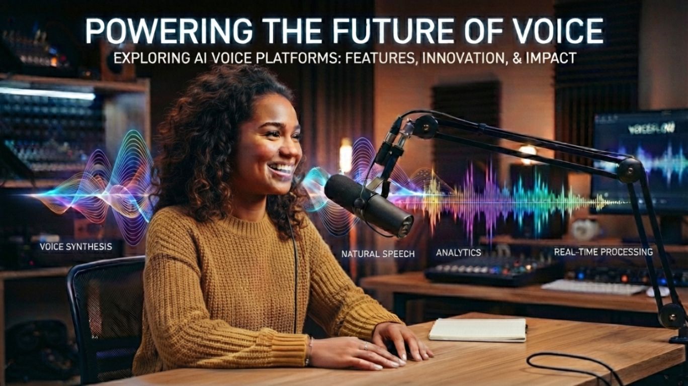 AI voice porn technology and AI-generated audio explored in a relaxing listening environment